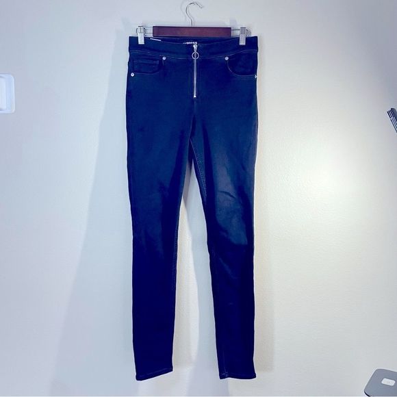 Express Women’s Blue Stretch Super soft jeans leggings with ring zipper size 6R - Picture 1 of 10